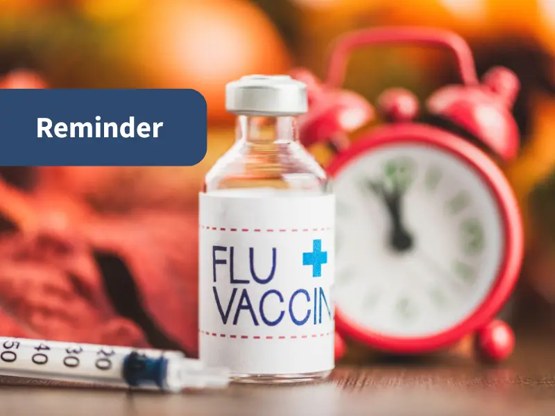 Yearly Flu Vaccine Reminder